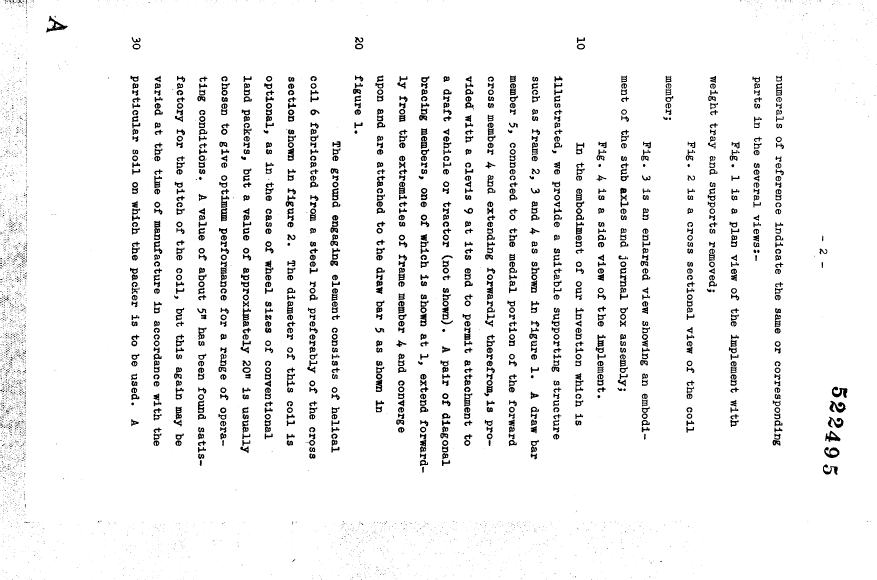 Document de brevet canadien 522495. Description 19941209. Image 2 de 5
