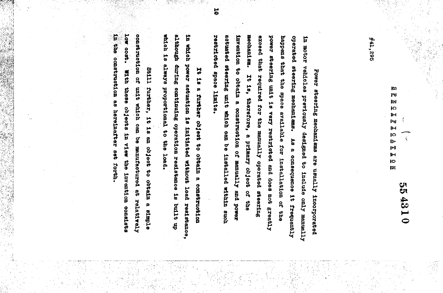 Document de brevet canadien 554310. Description 19941224. Image 1 de 11