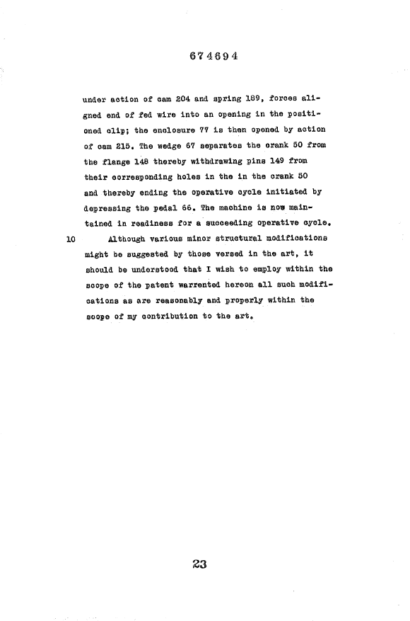 Document de brevet canadien 674694. Description 19950131. Image 23 de 23