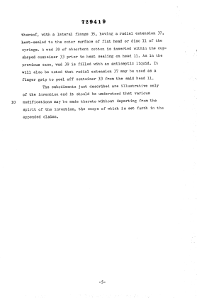 Document de brevet canadien 729419. Description 19941201. Image 5 de 5