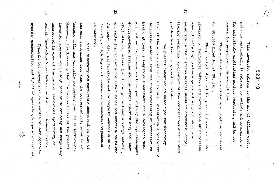 Document de brevet canadien 923140. Description 19940805. Image 1 de 14