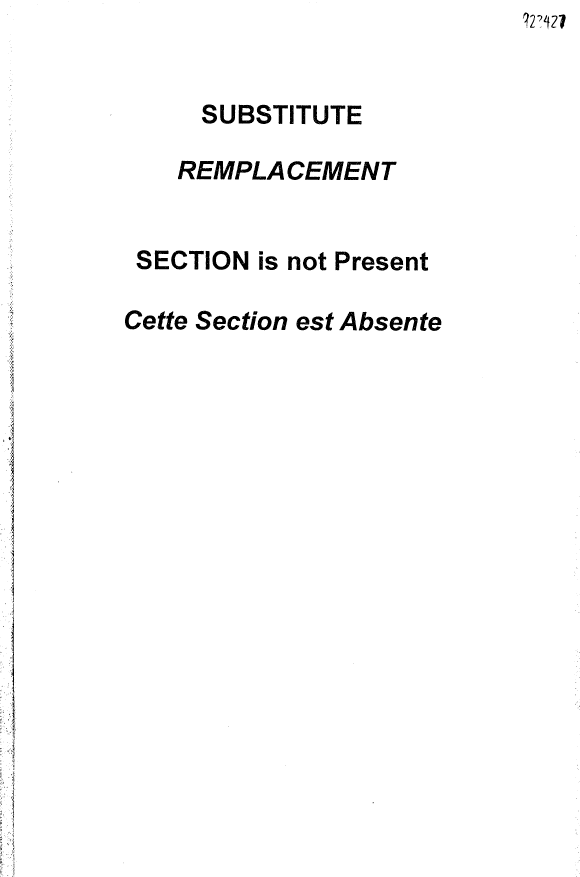 Canadian Patent Document 923427. Cover Page 19940805. Image 1 of 1