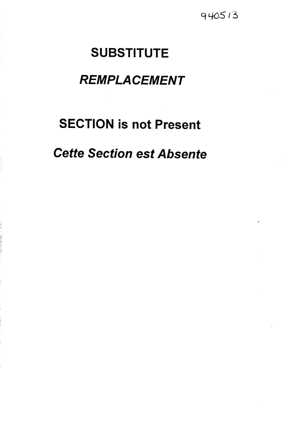 Canadian Patent Document 940513. Cover Page 19940715. Image 1 of 1