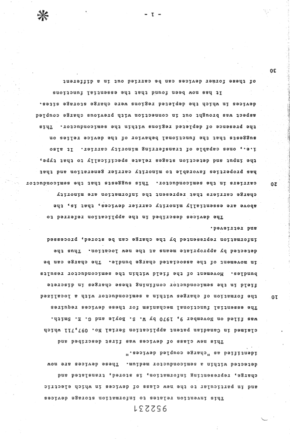 Canadian Patent Document 952231. Description 19940903. Image 1 of 7