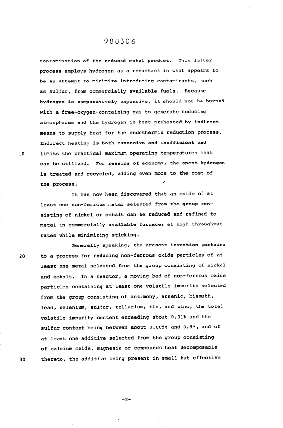 Canadian Patent Document 988306. Description 19940616. Image 2 of 26